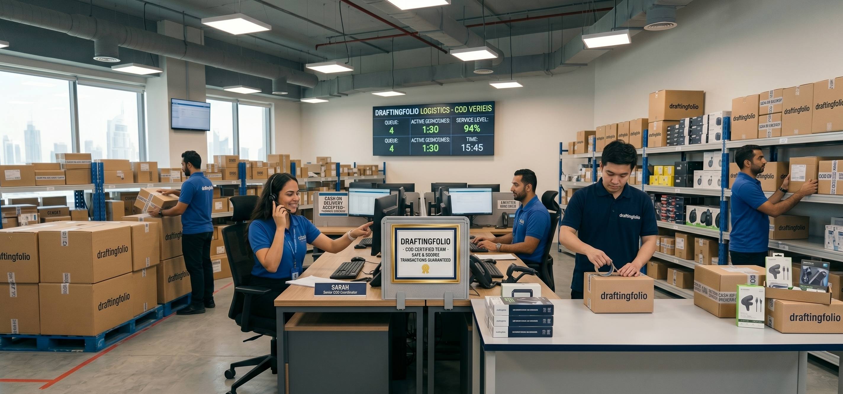shopgearspot team: support and cash-on-delivery logistics